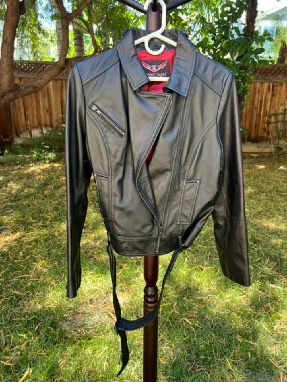 Street Legal Leather Motorcycle Jacket SZ L